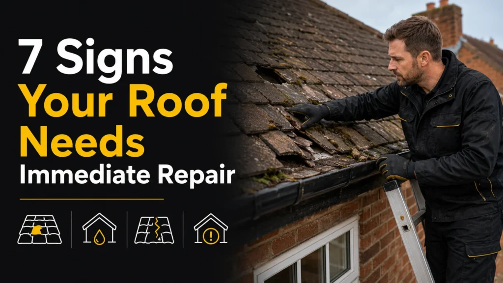 7 Signs Your Roof Needs Immediate Repair