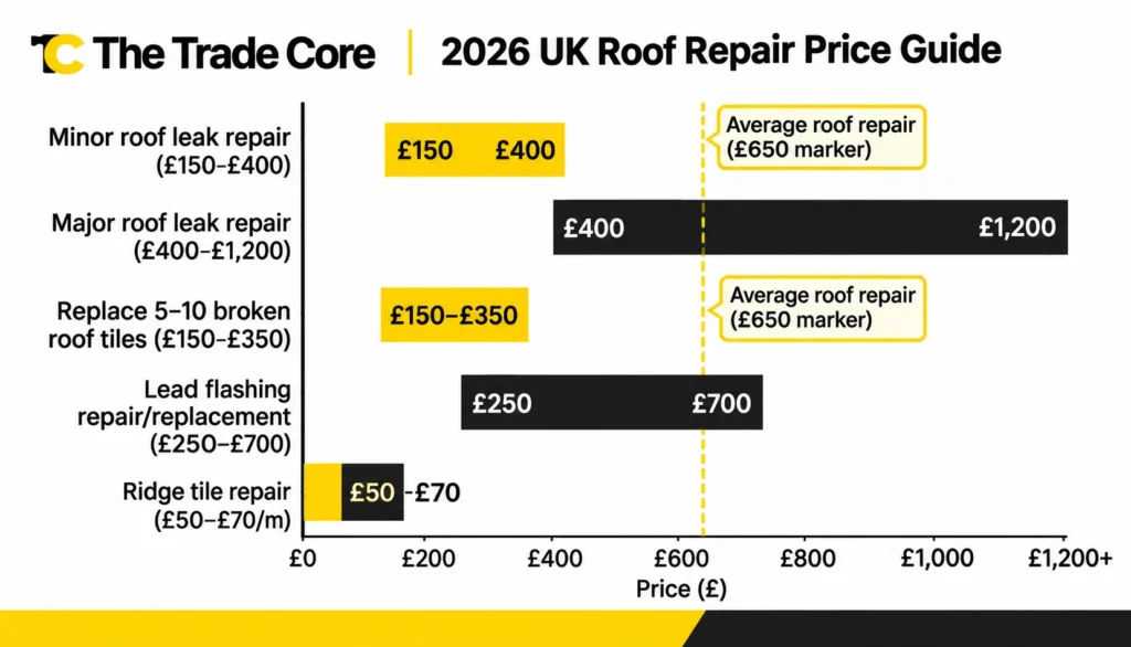 2026 UK Roof Repair Price Guide